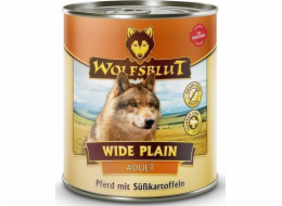 WOLFSBLUT Wide Plain Horse meat with sweet potatoes - vlhké krmivo pro psy - 800g