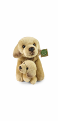 Rappa Plyšový labrador s miminkem ležící 25 cm ECO-FRIENDLY
