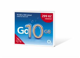 O2 Předplacená karta Go 10 GB