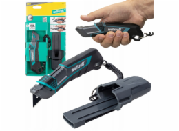 Wolfcraft Nůž s pouzdrem, s lichoběžníkovou čepelí PRO SAFETY wolfcraft