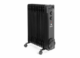 Olejový radiátor G21 Merapi černý, 11 žeber, 2500 W