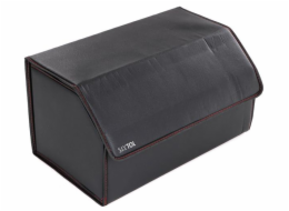 Organizér  Sixtol do kufru auta CAR COMPACT LEATHER L , 2 přihrádky, skládací, s víkem 