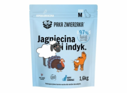PAKA ZWIERZAKA Lamb and turkey M - suché krmivo pro kočky - 1,6kg