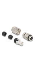 Delock&nbsp;-&nbsp;Sítový&nbsp;konektor&nbsp;-&nbsp;8&nbsp;pin&nbsp;M12-X&nbsp;(F)&nbsp;-&nbsp;CAT&nbsp;6a&nbsp;-&nbsp;IEEE&nbsp;802.3an