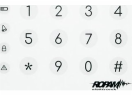 TRITON Dotyková klávesnice ROPAM TK-4W
