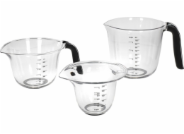 KitchenAid Odměrky KitchenAid s rukojeťmi 3 ks Onyx