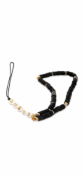 Guess Poutko na Telefon Heishi Beads Black Praktické a stylové poutko Guess na telefon bude skvělým doplňkem Vašeho outfitu.