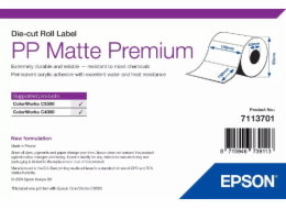 Epson MATNÉ PP ETIKETY PREMIUM VYŘEZANÉ/ROLE 105 MM X 152 MM 185 ETIKET