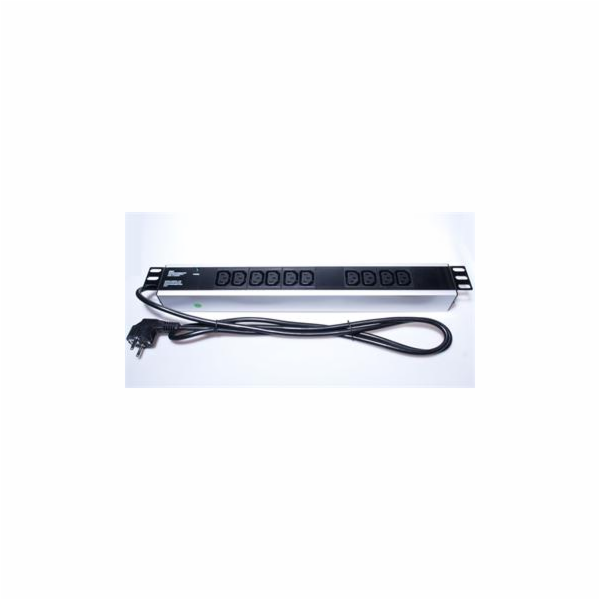 PremiumCord Panel napájecí do 19" racku 1.5U, 10xIEC (C13...