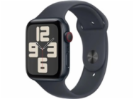Apple Watch SE (2024) GPS + Cellular 40mm Midnight Aluminium Case with Midnight Sport Band - S/M
