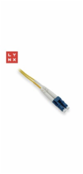LYNX duplexní patch kabel SM, OS2, LC/LC, 9/125µm, 1m