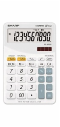 SHARP kalkulačka - EL-M332BWH - bílá
