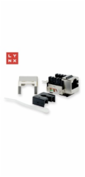 LYNX keystone STP Cat5e, 90 stp., stříbrný