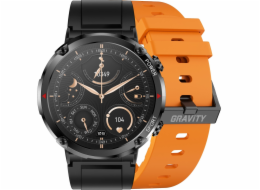 Chytré hodinky Gravity Pánské hodinky SMARTWATCH GRAVITY GT21-2 BK/OG/BK