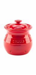 Staub Knoblauch Aufbewahrung 11 cm kirschrot