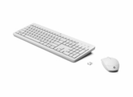 HP 230 Wireless Mouse and Keyboard Combo (White) CZ/SK - bezdrátová klávesnice a myš - pošk.obal