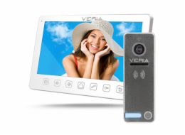 Veria SET Videotelefon  7070B bílý + vstupní stanice  230