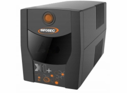 Infosec UPS 1000VA 500W 9Ah 4x IEC C13 nouzový zdroj napájení