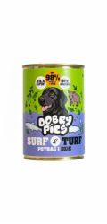 DOBRY PIES Surf & Turf Trout and wild boar - vlhké krmivo pro psy - 400g