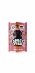 DOBRY PIES Turkey with apricot and basil - vlhké krmivo pro psy - 400g