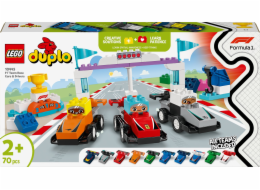LEGO 10445 DUPLO F1 Team závodní auta se závodníky, stavebnice