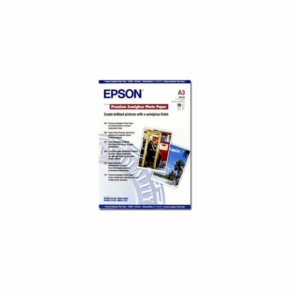 EPSON A3, Premium Semigloss Photo Paper (20 listů)