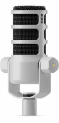 RODE PodMic USB White - dynamický mikrofon pro podcasting