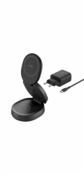 Belkin Boost Charge klappb. mag. 3-in-1 Lades. Qi2 sw. WIZ034kqBK