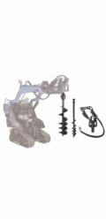 Scheppach SET pohonu pro zemní vrtáky + zemní vrtáky 100 a  200 mm