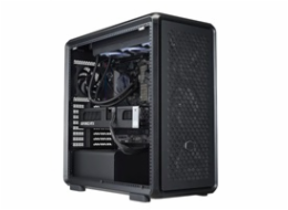 Cooler Master case MasterFrame 600 Black, Průhledná bočnice, ATX, 3x 140mm Fan, 1x 120mm Fan, Černá