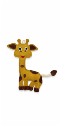 PafDog Žirafa Gigi Hračka pro psy z kůže a juty 26,5cm