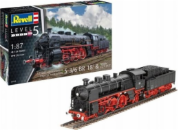 Revell Plastikový model lokomotivy Rychlík S3/6 1/87