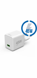 Hama 45W GaN PD/QC supermini nástěnná nabíječka