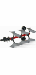 Otočný pluh se třemi radlicemi Rolly Toys Scaper