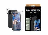 PanzerGlass ochranné sklo UWF + Hoops Bundle pro iPhone 16 Plus - Black Frame