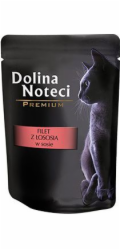 Dolina Noteci Premium filet z lososa s omáčkou - mokré krmivo pro kočky - 85 g