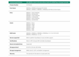 HPE MR216i-p Gen11 16 Internal Lanes/No Cache SPDM PCI Plug-in Storage Controller (raid 0,1,10 only)