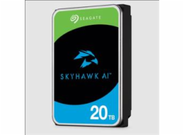 Seagate SkyHawk AI ST20000VE004 - Pevný disk - 20 TB - interní - 3.5" - SATA 6Gb/s - vyrovnávací pamet: 512 MB - s 3 roky Seagate Rescue Data Recovery