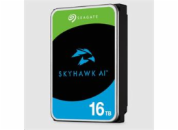 Seagate SkyHawk AI ST16000VE005 - Pevný disk - 16 TB - interní - 3.5" - SATA 6Gb/s - vyrovnávací pamet: 512 MB - s 3 roky Seagate Rescue Data Recovery