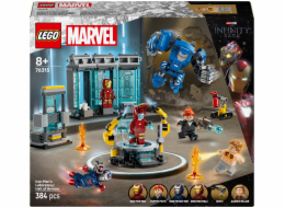 LEGO 76315 Marvel Super Heroes Laboratoř Iron Mana: Hall of Armor, Stavební hračka