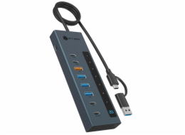 ICY BOX IB-HUB1743-CPD 9-in1 HUB mit PD und USB-C/USB-A