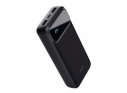 TRUST Powerbanka Avala, 20000 mAh, 1xUSB-C + 2xUSB, černá