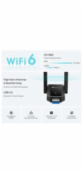 USB klient TP-Link Archer TX30U Plus AX 1800 adaptér, 2,4/5GHz, USB 3.0