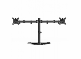 Gembird MS-D2ST-02 Stojan na monitor (otočný, naklápěcí, otočný), 13”-32”, černý