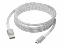 dbramante1928 re-charge - USB kabel - USB (M) do 24 pin USB-C (M) - USB 2.0 - 2.5 m - up to 36W power transfer, pletený kabel, 100% recycled plastic