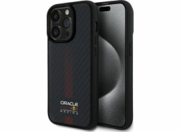 Pevné pouzdro Red Bull RBHMP14L24CFGSMK iPhone 14 Pro 6.1 černo/černé Carbon Fiber Power Bar MagSafe