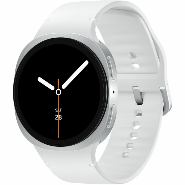 Samsung Galaxy Watch8 (silber, 40 mm, Sport Band S/M)