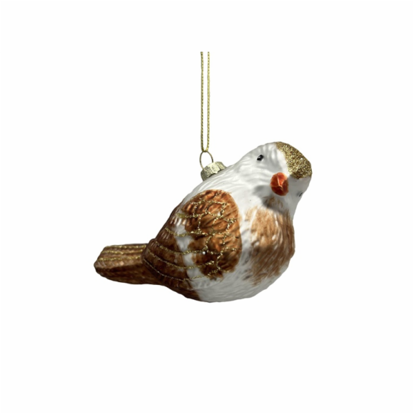 Vánoční hračka na stromeček Christmas Touch, 12 cm, sklo