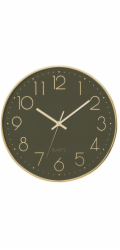 ATMOSPHERA Nástěnné hodiny do ložnice a dětského pokoje s tichým mechanismem, zelené, 30 cm