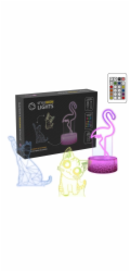 Manta SNL119RGB LED lampa světelná dekorace zvířata RGB 3D